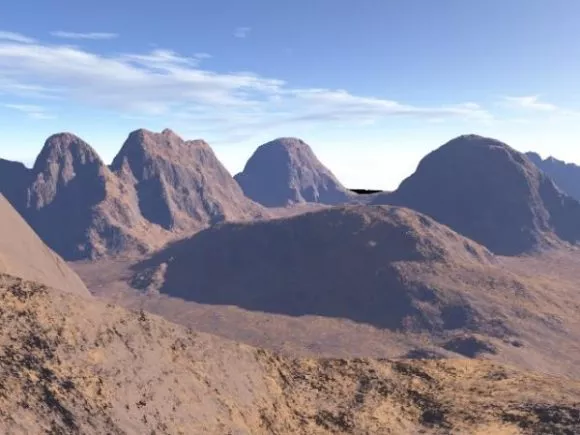 Mountain Landscape 1 3d model