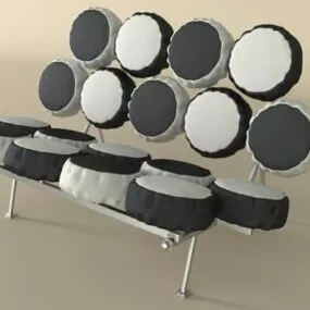 Marshmallow Sofa Modernism Furniture 3d model