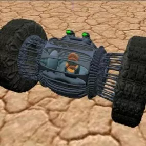 Hover Wheel Vehicle 3d model