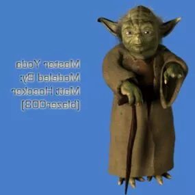 Yoda Starwars Character 3d model