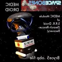 Medic Scifi Droid Robot 3d model