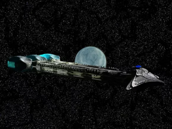 Space Battle Cruiser 3d model Space Battle Cruiser 3d model
