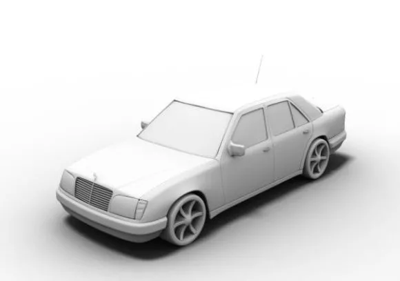 Old Ruined Car Collection 3d model