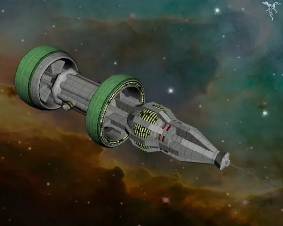 Mars Space Station 3d model
