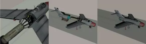 Soviet Fighter Aircraft Mig 15 3d model Soviet Fighter Aircraft Mig 15 3d model