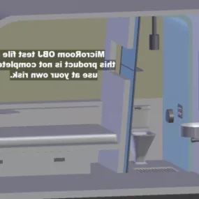 Micro Room Equipment 3d model