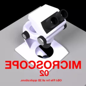 Microscope Lab Accessories 3d model