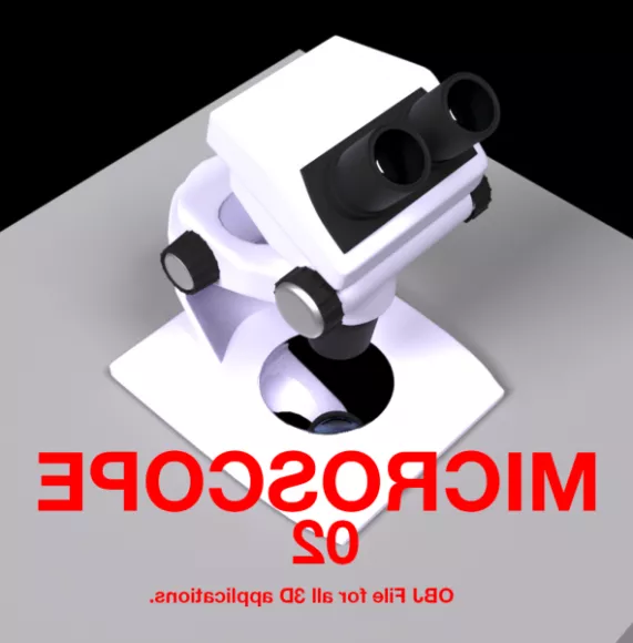 Microscope Lab Accessories 3d model Microscope Lab Accessories 3d model