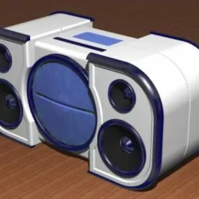 Mini Cd Player Gadget 3d model