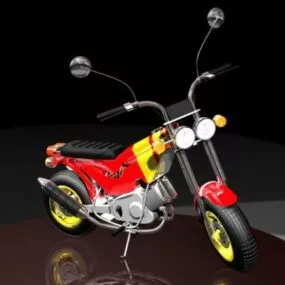 Sports Motorcycle Mini Wheels 3d model