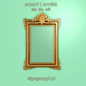 Vintage Mirror Frame 3d model