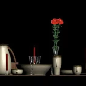 Tableware Items 3d model