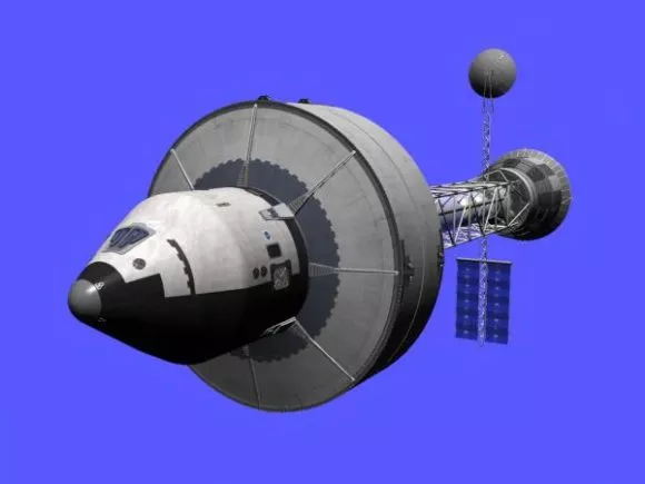 Cylinder Modular Space Station 3d model