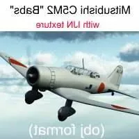 Propeller Aircraft Mitsubishi C5m2 3d model