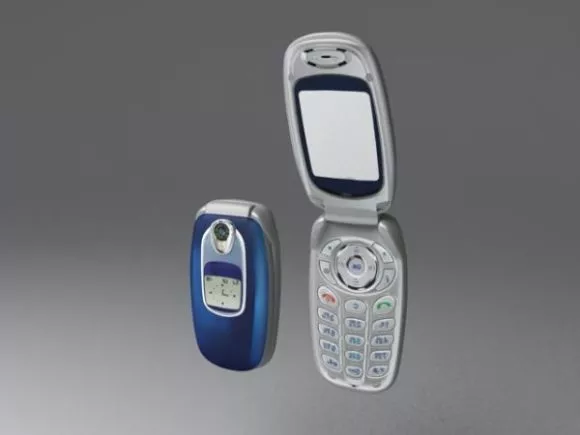 Folding Mobile Phone 3d model Folding Mobile Phone 3d model
