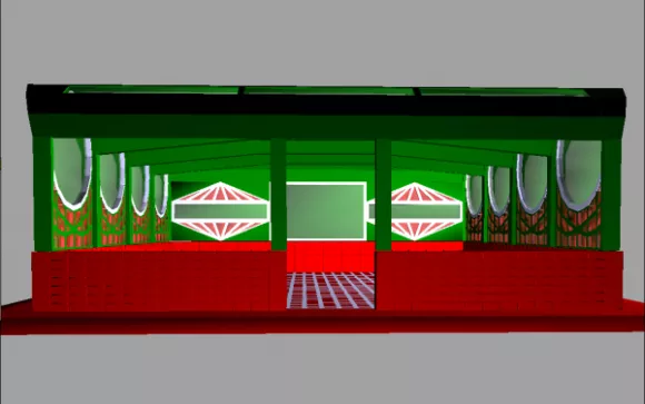 The Showroom Building 3d model