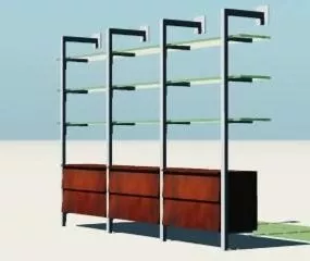 Modern Shelving Furniture 3d model