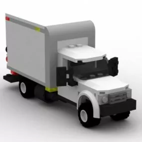 Modular Box Truck Vehicle 3d model