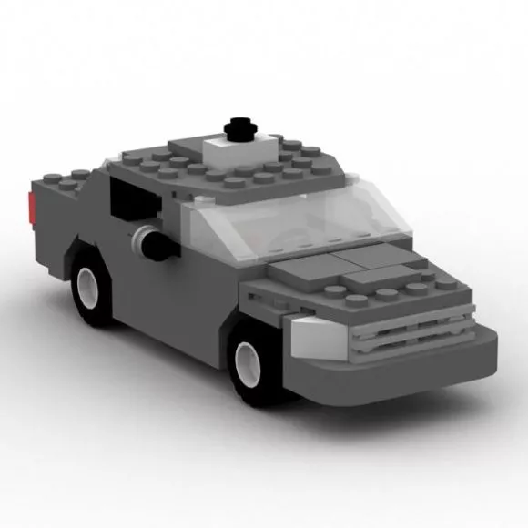 Modular Lego Brick Car 3d model Modular Lego Brick Car 3d model