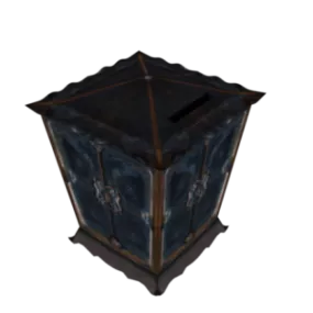 Rustic Money Treasure Box 3d model