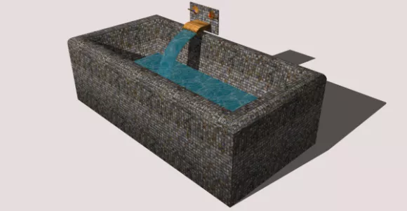 Jacuzzi Compact Bathtub 3d model