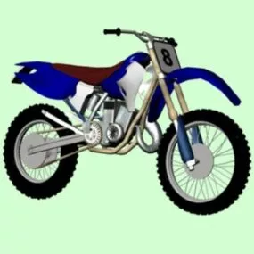 Sports Motorbike 3d model