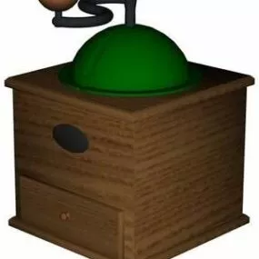 Vintage Coffee Grinder 3d model