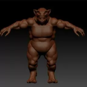 Orc Monster Character 3d model
