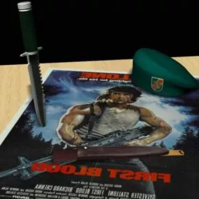 Movie Blade Weapon Gift Box 3d model