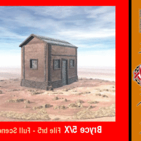 Mud Hut House 3d model