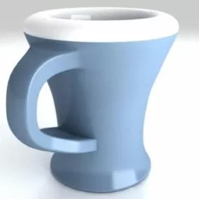 Plastic Coffee Mug 3d model