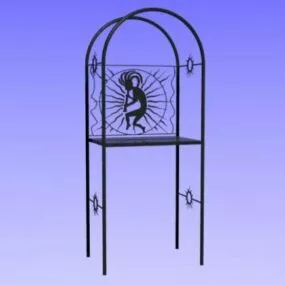 Stand Wrought Iron 3d model