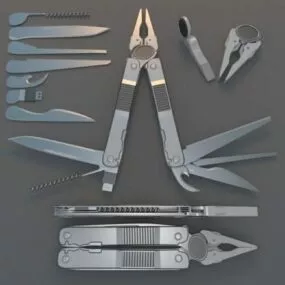 Household Tool Set 3d model