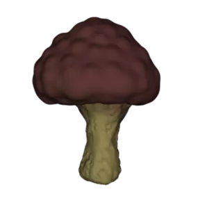 Red Mushroom Tree 3d model