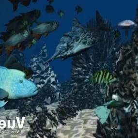 Under Water 3d model