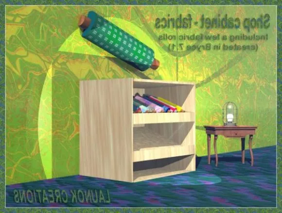 Tv Cabinet With Lighting On Shelf 3d model