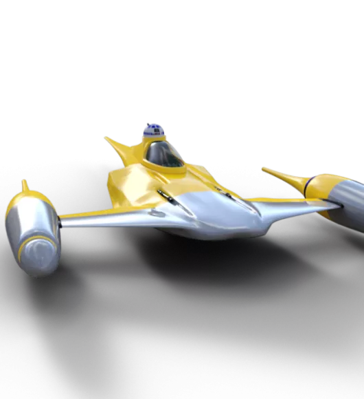 Futuristic Personal Plane Vehicle 3d model Futuristic Personal Plane Vehicle 3d model