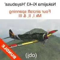 Fighter Aircraft Nakajima Ki43 3d model