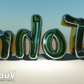 Text Decoration 3d model