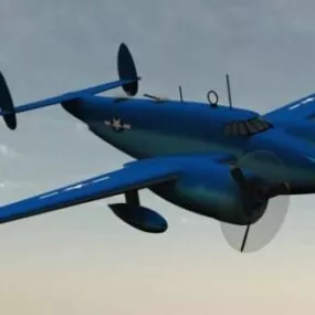 Utilities Plane Pv1 Ventura 3d model