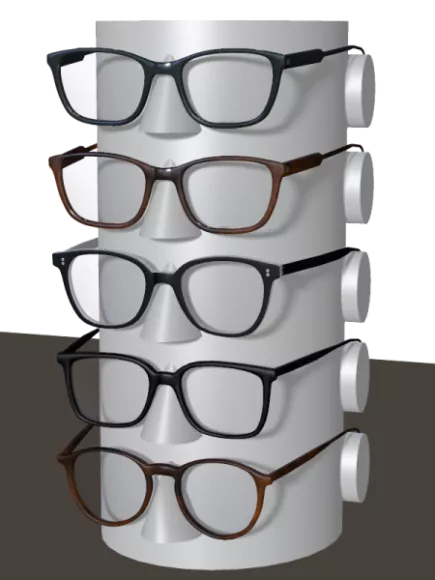 Nerd Fashion Glasses 3d model Nerd Fashion Glasses 3d model