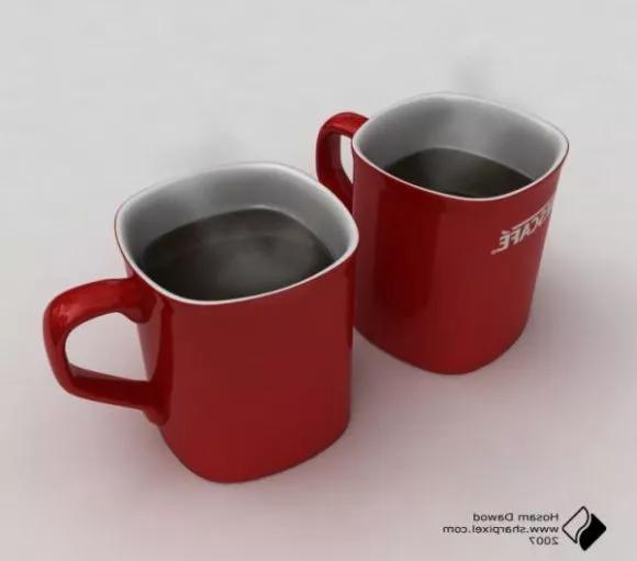 Nescafe Coffee Cup 3d model Nescafe Coffee Cup 3d model
