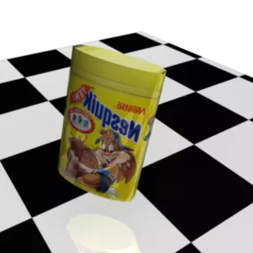 Nesquik Food Box 3d model