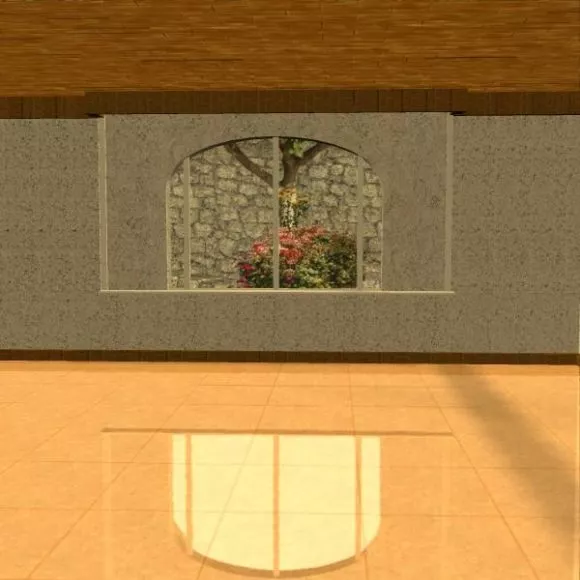 Arched Window 3d model