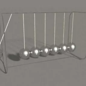 Science Newton Pendulum Toy 3d model