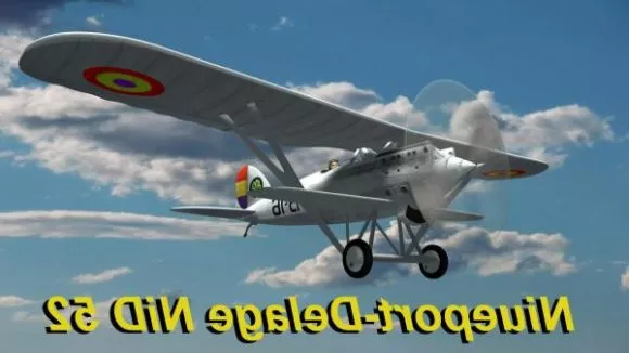 Vintage Propeller Aircraft Nieuport Delage 3d model Vintage Propeller Aircraft Nieuport Delage 3d model