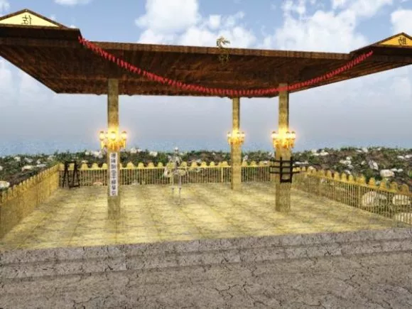 Medieval Temple Building 3d model