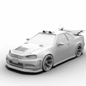 Nissan Skyline Car 3d model