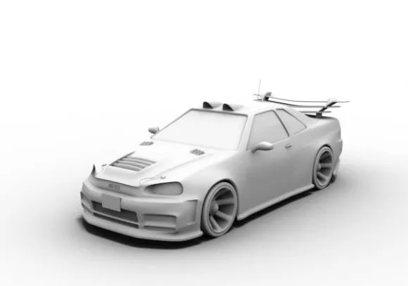 Corvega Atomic Sport Car 3d model