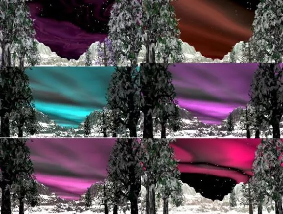 Northern Skies Colorful 3d model Northern Skies Colorful 3d model